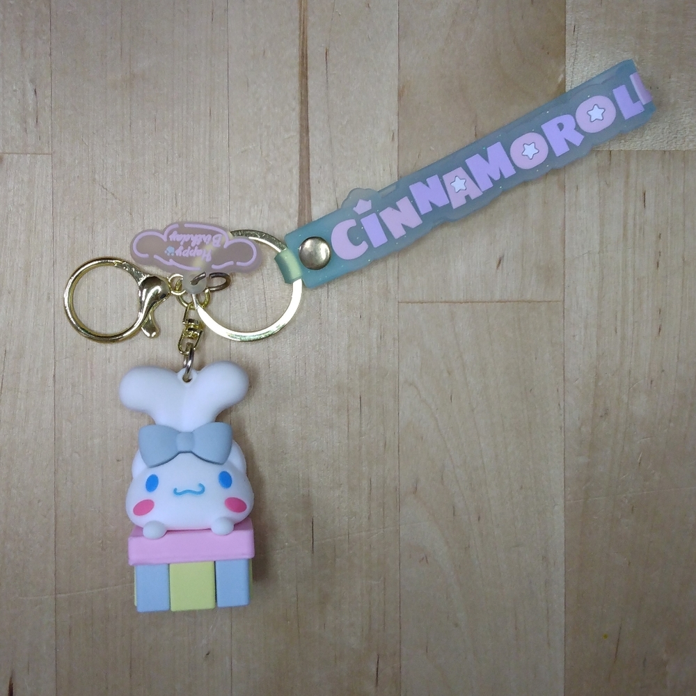 Cinnamoroll Happy Birthday Present 3D Keychain